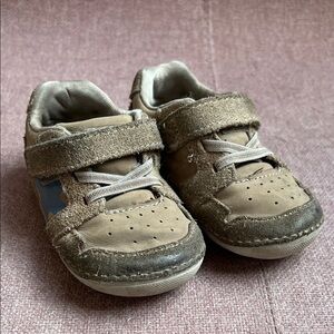 Stride Rite Toddler Brown and Blue Shoes